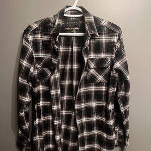 Jachs Monochrome Plaid Shirt